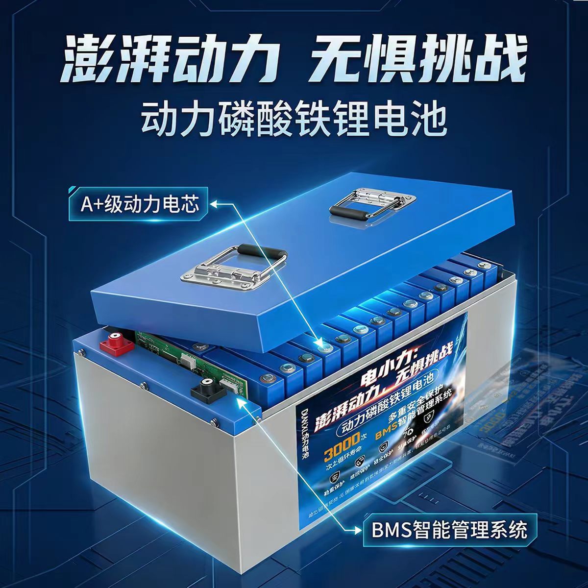 72v35ah 55ah 80ah 100ah 120ah  - огляд і ціна 72V 30Ah Lifepo4 Battery Pack