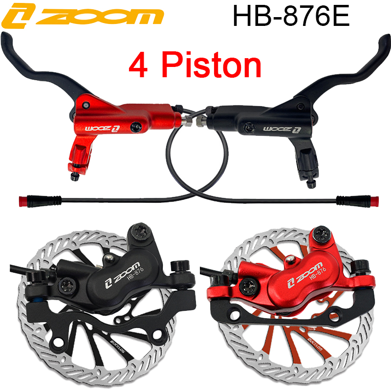 ZOOM HB-876E Electric Bicycle  - огляд і ціна Zoom Hydraulic Brake 4 Piston E-Scooter