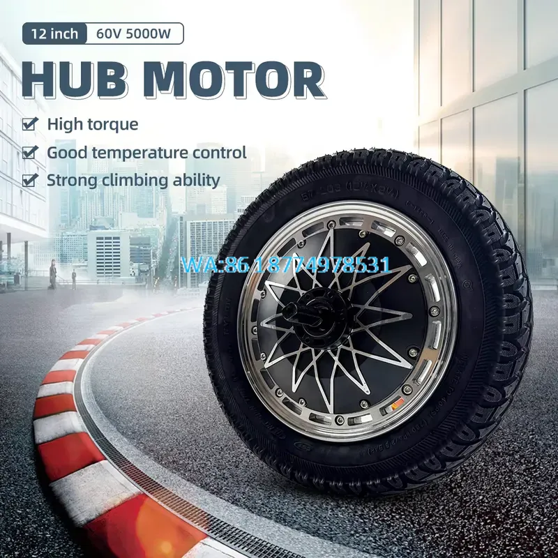Wmwmnu for High Power 12 Inch  - огляд і ціна 60V 5000W Brushless Hub Motor