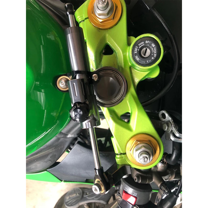For Kawasaki Ninja ZX-6R ZX636 - огляд і ціна Steering Damper Stabilizer Kit Cnc