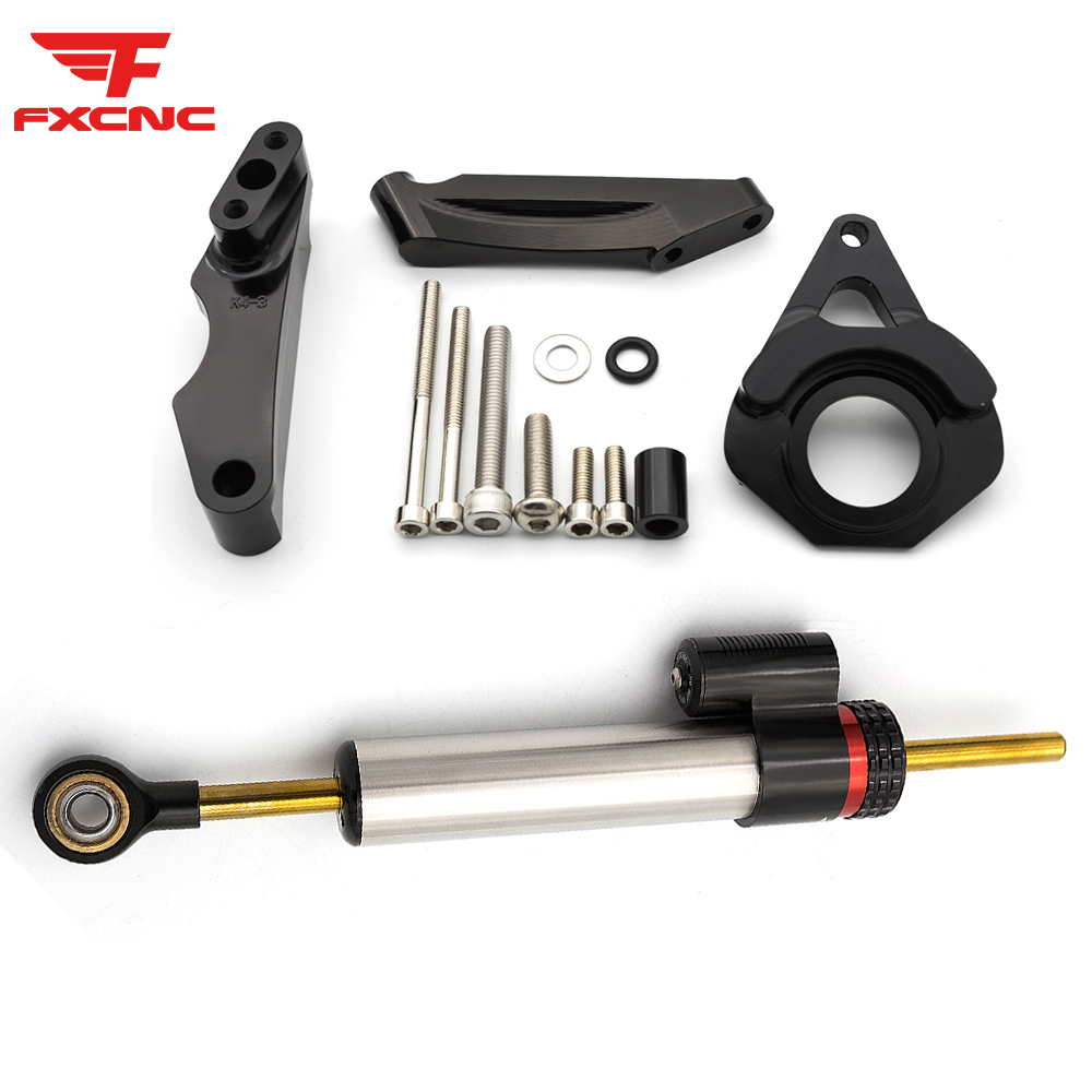 CNC Aluminum Motorcycle Steeri - огляд і ціна Steering Damper Stabilizer Kit Cnc