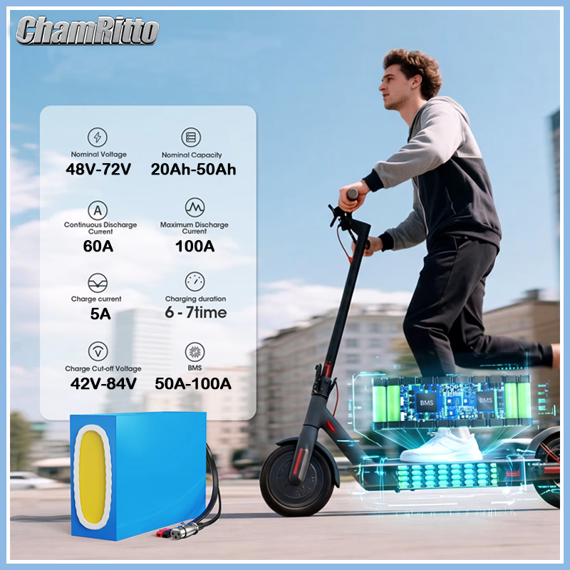 48V 20ah 30ah 40ah 50ah 21700  - огляд і ціна 60V 30Ah 21700 Battery Pack