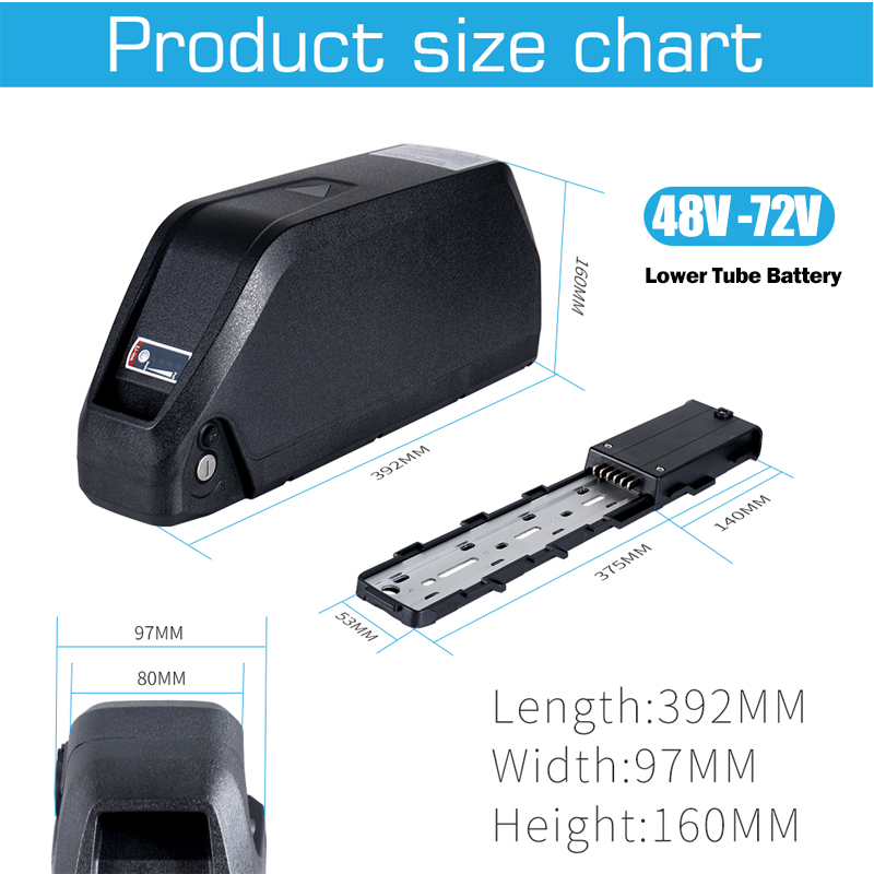 48V 30AH Electric Bike Battery - огляд і ціна 60V 30Ah 21700 Battery Pack